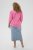Kaffe Curve Karlia 3/4 Sleeve Blouse Pink - Blouses et tuniques - 