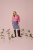 Kaffe Curve Karlia 3/4 Sleeve Blouse Pink - Blouses et tuniques - 