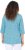 Ulla Popken Flower Print 3/4 Sleeve A-Line Tee Deep Aqua - T-shirts imprimés pour femme - 