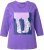 Ulla Popken Fashion Graphic T-Shirt Purple - T-shirts imprimés pour femme - 