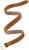 Ulla Popken Suede Thin Belt Brown - Ceintures femme - 