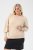 Kaffe Curve Lizzy Pull à manches longues Beige - Pulls et mailles - 