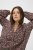 Kaffe Curve Belle Blouse Pink Black Graphic Flower - Chemisiers - 