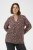 Kaffe Curve Belle Blouse Pink Black Graphic Flower - Chemisiers - 