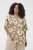 Kaffe Curve Marla Blouse Oak Chalk Leaf - Chemisiers - 