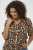Kaffe Curve Ami Short Sleeve Blouse Printed Leopard - Blouses et tuniques - 