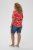Kaffe Curve Ami Short Sleeve Blouse Printed Poppy Red - Blouses et tuniques - 