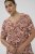Kaffe Curve Ami Short Sleeve Blouse Printed Henna Brown - Blouses et tuniques - 