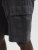 Jack & Jones Cole Hudson Belted Cargo Shorts Black - Shorts - Shorts hommes grande taille