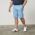 North Latitude 61147 Short Chino Bleu Moyen - Shorts - Shorts hommes grande taille