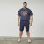 North Latitude 61147 Short Chino Bleu Marine - Shorts - Shorts hommes grande taille