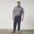 North Latitude 61155 Pantalon En Lin Coupe Confort Bleu Marine - Jeans et pantalons - Jeans et Pantalons grande taille 