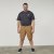 North Latitude 61336 Short Coupe Confort Camel - Shorts - Shorts hommes grande taille