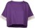 Nora Mikken AGNES Crop Top Purple - T-shirts - 