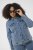 Kaffe Curve Vilana Denim Jacket Washed Blue - Vestes en jean - 