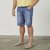 North Latitude 61339 Mick Short En Denim Jog Bleu Denim - Shorts - Shorts hommes grande taille