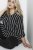 Kaffe Curve Milana Shirt Robe Noir / Chalk rayure - Robes - 