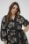 Kaffe Curve Kimmie Dress Black Chalk Embroidery - Robes midi - 