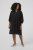 Kaffe Curve Dina Dress Black Deep - Robes midi - 