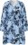 Kaffe Curve Aliana Dress Blue Flower Animal - Robes midi - 