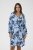 Kaffe Curve Aliana Dress Blue Flower Animal - Robes midi - 