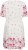 Kaffe Curve Rosa Mini Dress White Rose Border Flower - Robes mini - 