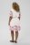 Kaffe Curve Rosa Mini Dress White Rose Border Flower - Robes mini - 