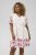 Kaffe Curve Rosa Mini Dress White Rose Border Flower - Robes mini - 