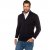 JP1880 Cardigan Knitted with Zipper Navy TALL - VÊTEMENTS HOMME MT-6XLT - Vêtements Tall Homme