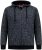 Duke Fareham Bonded Sherpa Lining Knitted Hoodie Grey - Sweatshirts & hoodies - Sweatshirts/Hoodies grande taille homme