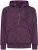 Kam Jeans 7082 Garment DYE with Zipper Hoodie Purple - Sweatshirts & hoodies - Sweatshirts/Hoodies grande taille homme