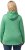 Ulla Popken Melange Knit Fleece Lined Hoodie Spring Green - Sweatshirts & hoodies - 