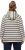 Ulla Popken Stripe Print Loungewear Hoodie Chalk - Sweatshirts & hoodies - 