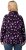 Ulla Popken Floral Print Drawstring Collar Hoodie Black - Sweatshirts & hoodies - 