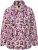 Ulla Popken Floral Print Drawstring Collar Hoodie Vanilla - Sweatshirts & hoodies - 