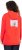 Ulla Popken Back Print Kangaroo Pocket Hoodie Hibiscus Red - Sweatshirts & hoodies - 