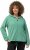 Ulla Popken Drawstring Hem Two-Tone Knit Hoodie Emerald Green - Sweatshirts & hoodies - 