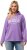 Ulla Popken City Name Graphic Hoodie Light Purple - Sweatshirts & hoodies - 