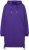 Ulla Popken Longline Lace Up Hoodie Purple - Sweatshirts & hoodies - 