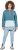 Ulla Popken Floral Detail Fleece Hoodie Ice Green - Sweatshirts & hoodies - 