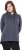 Ulla Popken Lettering GLOWING Hoodie Asphalt Grey - T-shirts imprimés pour femme - 