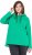 Ulla Popken Lettering GLOWING Hoodie Moss Green - Sweatshirts & hoodies - 