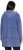 Ulla Popken Tiered Flounce Panel Zip Up Hoodie Atlantic Blue - Sweatshirts & hoodies - 