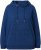 Ulla Popken Applique Lettering Hooded Sweatshirt Dark Blue - Sweatshirts & hoodies - 