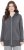 Ulla Popken Decorative Seam Zip-Up Hoodie Graphite Grey - Sweatshirts & hoodies - 