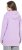 Ulla Popken Decorative Seam Zip-Up Hoodie Lavender - Sweatshirts & hoodies - 