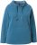 Ulla Popken Rhinestone Drawstring Moon Wash Hoodie Teal - Sweatshirts & hoodies - 