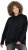 Ulla Popken Lace Trim Hooded Sweatshirt Black - Ulla Popken - 