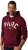 JP1880 Hoodie with Embroidery Aubergine - Sweatshirts & hoodies - Sweatshirts/Hoodies grande taille homme