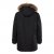 Men Plus Parka With Fur Hood Black - Vestes - Vestes Homme Grandes Tailles
